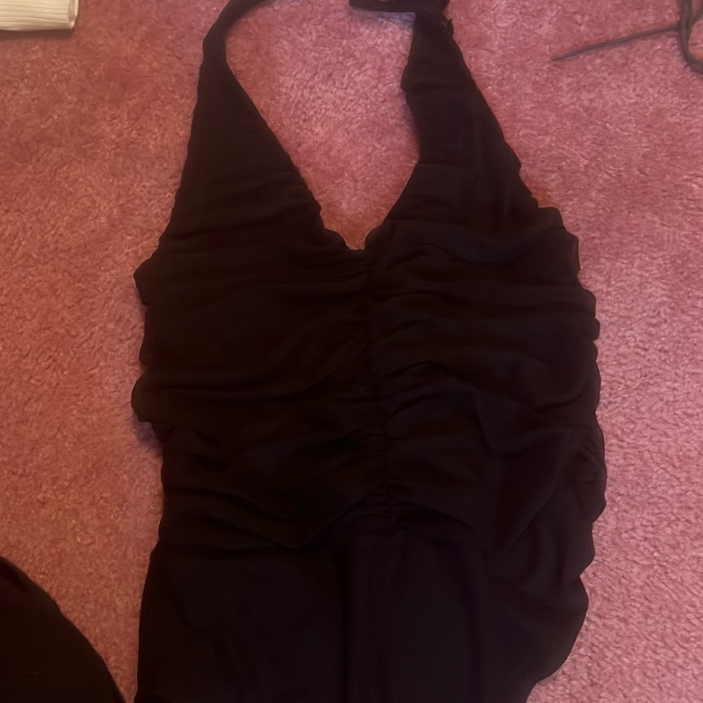 Black Tank Top Bodysuit